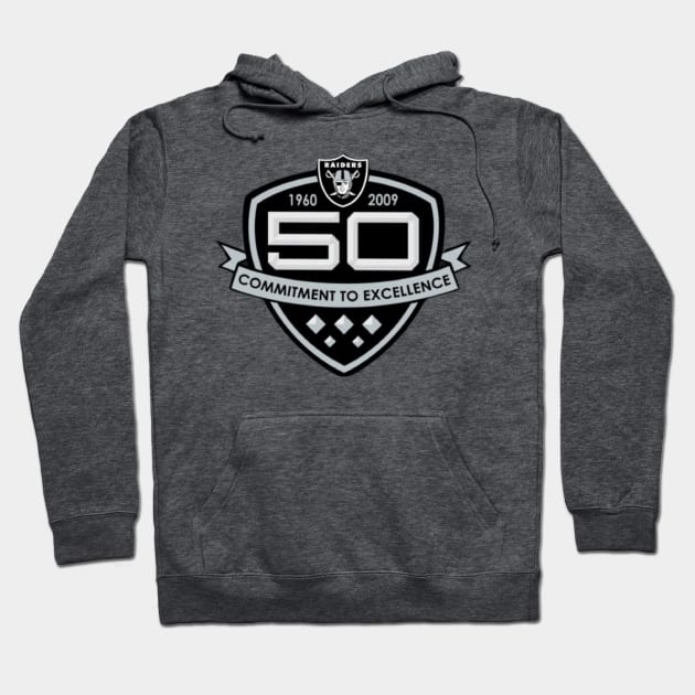 Raiders 50th Anniversary Celebration Hoodie by capognad